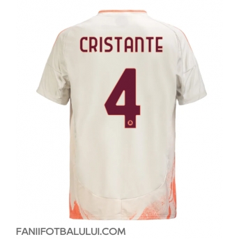 AS Roma Bryan Cristante #4 Tricou Fotbal Replică 2024-25 Barbati Deplasare